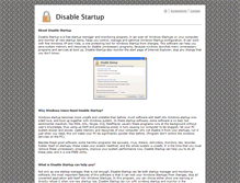 Tablet Screenshot of disablestartup.com